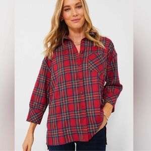Tuckernuck Macleod Plaid Flannel Button Up Shirt